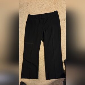 Black Striped Business Pants
